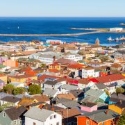 Panoramic view of Saint Pierre and Miquelon